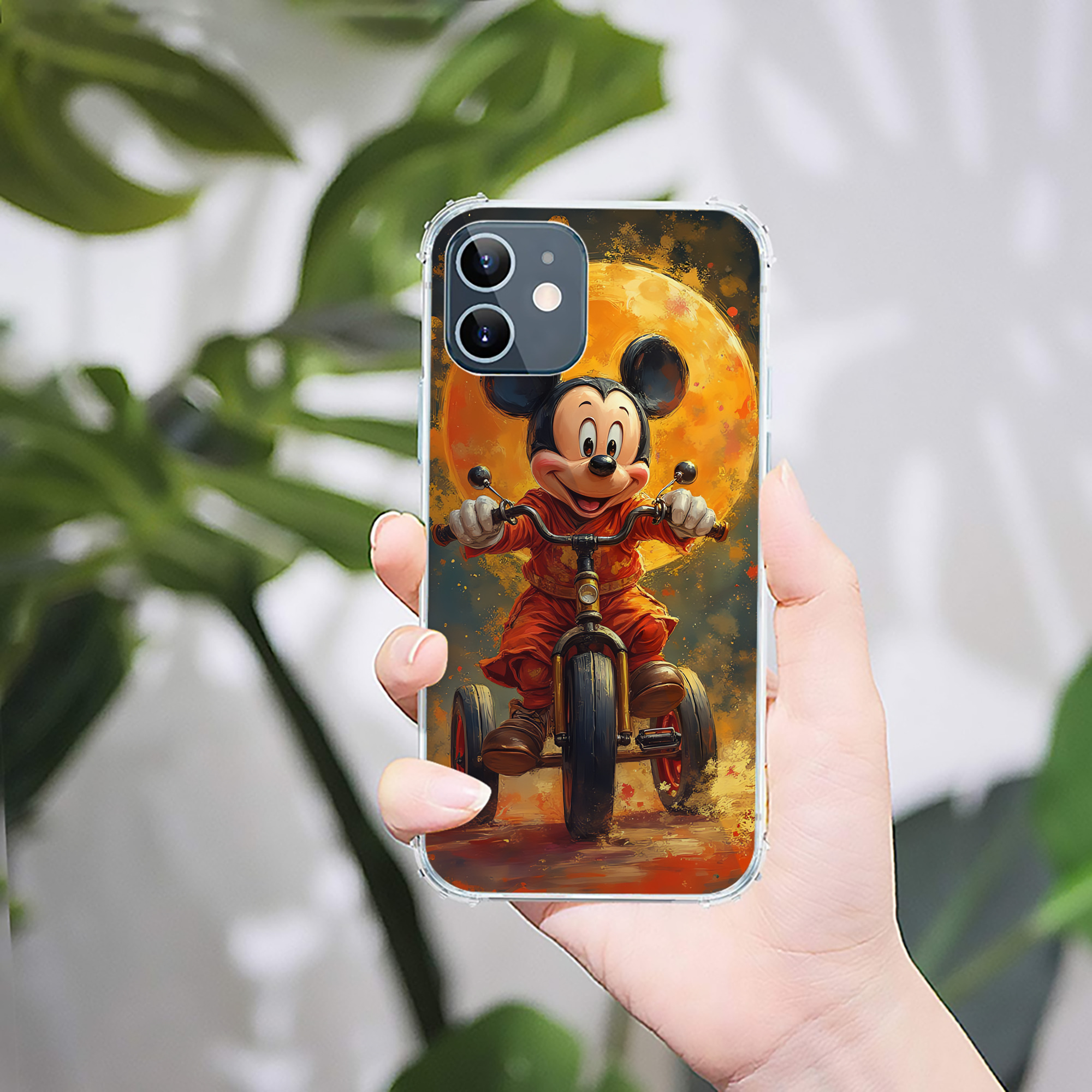 ミッキーマウス Mickey Mouse 【iPhone 12シリーズ対応】透明スマホケース（クリアソフトケース）